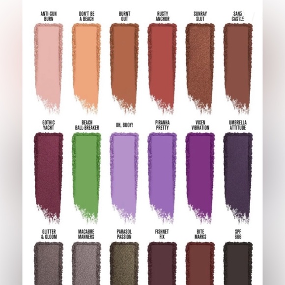 JEFFREE STAR Gothic Beach Eyeshadow Palette - Picture 3 of 6